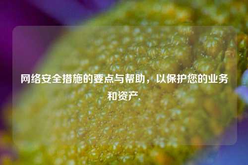 网络安全措施的要点与帮助，以保护您的业务和资产.