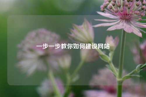 一步一步教你如何建设网站